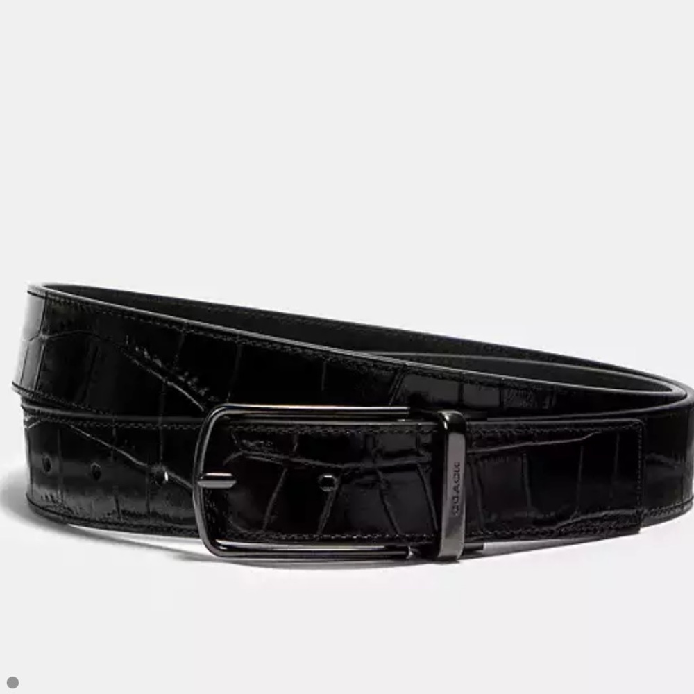 •Coach• Leather Belt